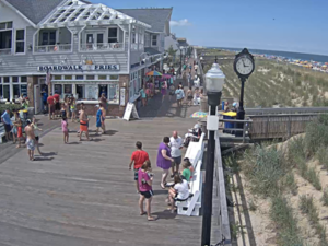Bethany Beach Boardwalk Webcam North View