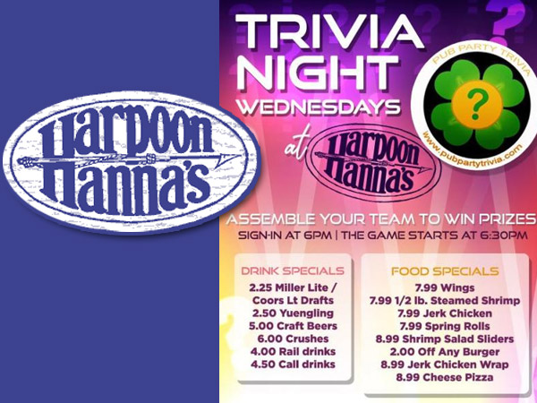 Trivia Night at Harpoon Hannas