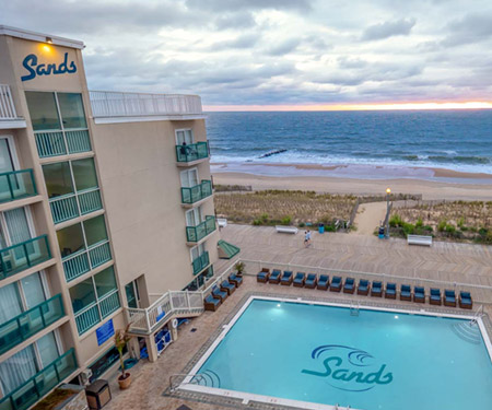 Live Boardwalk Cam from Atlantic Sands Hotel in Rehoboth Beach