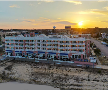 Boardwalk Hotel Webcam in Rehoboth Beach